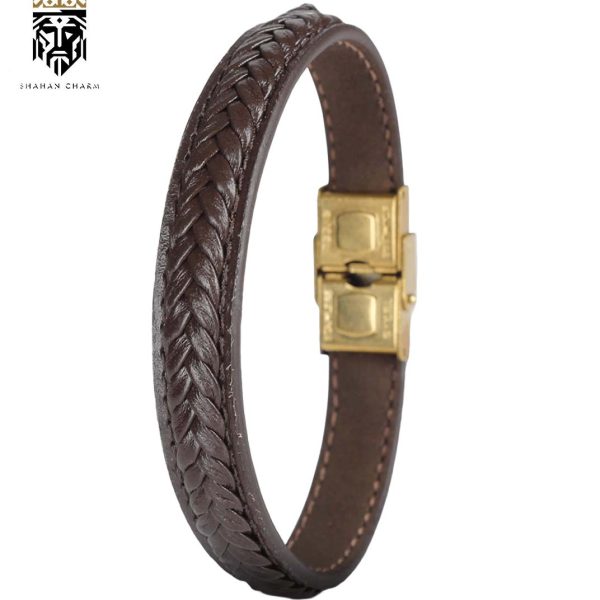 دستبند چرمی کد Sh011